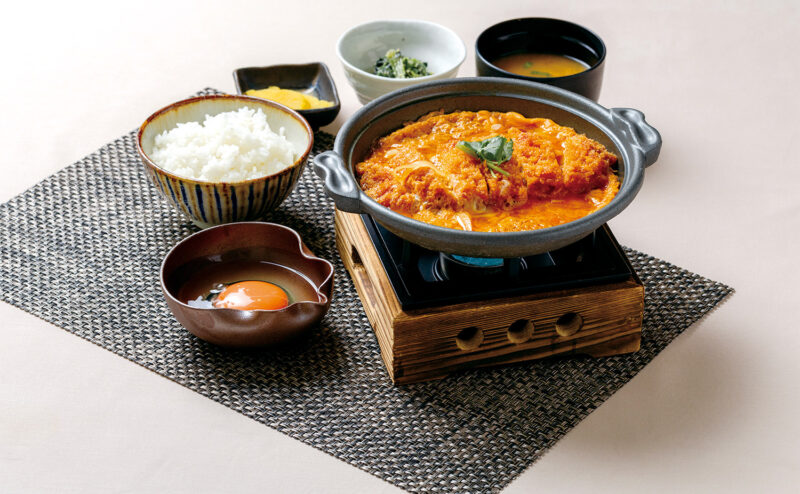 こだわり卵のカツとじ膳
