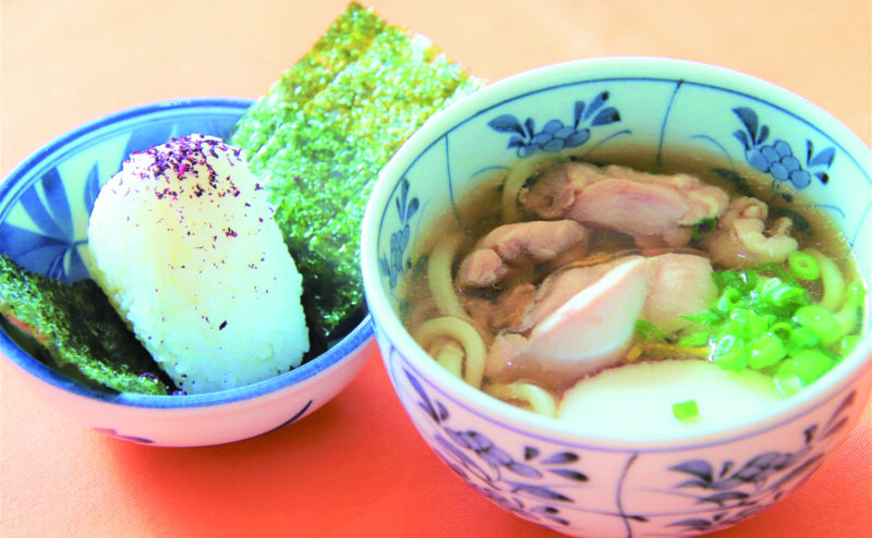 うどん朝食