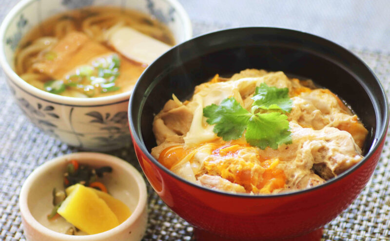 親子丼とミニうどん